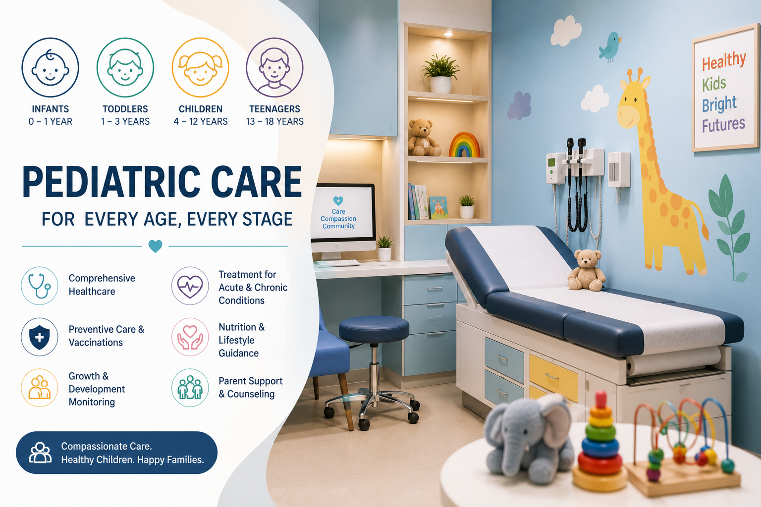 Which Pediatric Healthcare Clinic in Dubai Covers All Age Groups? A Complete Guide
