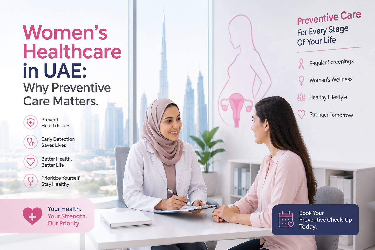 Women’s healthcare in UAE: why preventive care matters.