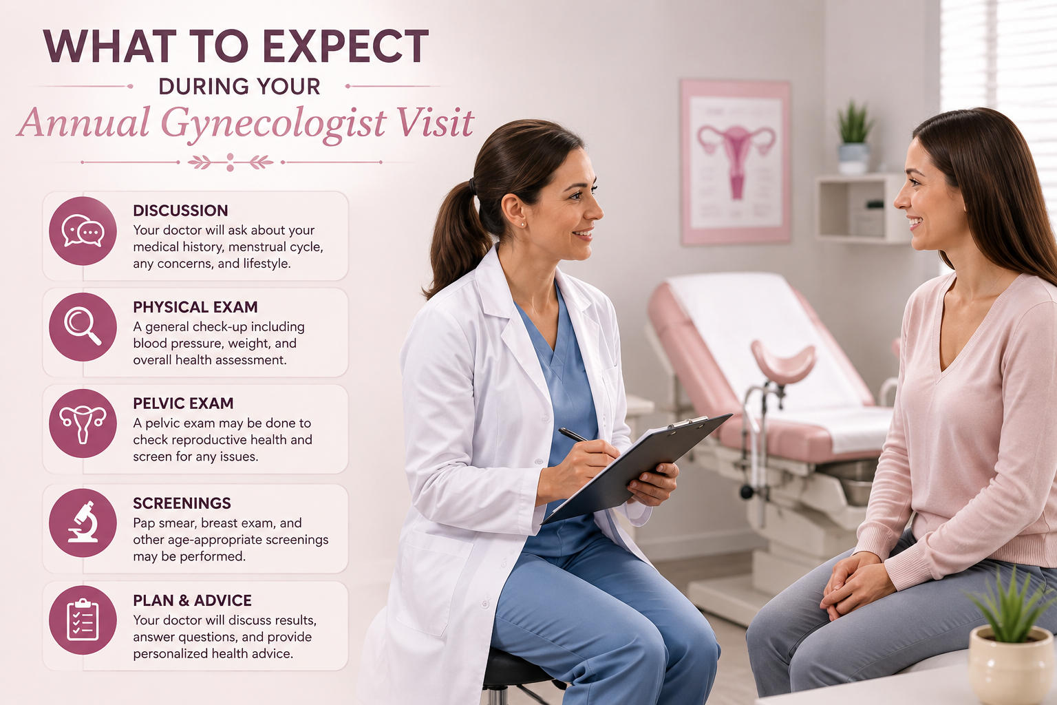 What To Expect During Your Annual Gynecologist Visit